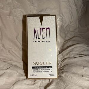 Mugler Alien Eau de Parfum Extraintense 60ml with Gold and Purple Design